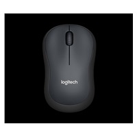 Logitech Wireless Mouse M220 Silent, black