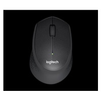 Logitech Wireless Mouse M330 Silent Plus, black – náhled 1