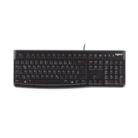 Logitech Keyboard MK120, US, black
