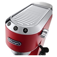 Delonghi Dedica pákový kávovar, červená