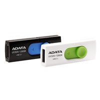 ADATA Flash Disk 128GB UV320, USB 3.1 Dash Drive, černá/modrá