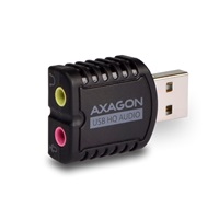 AXAGON ADA-17, USB 2.0 - externí zvuková karta HQ MINI, 96kHz/24-bit stereo, vstup USB-A