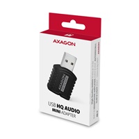 AXAGON ADA-17, USB 2.0 - externí zvuková karta HQ MINI, 96kHz/24-bit stereo, vstup USB-A
