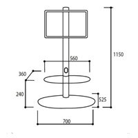Tv stojan OMB Screen Tower