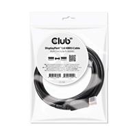 Club3D Certifikovaný Kabel DisplayPort 1.4 HBR3 8K60Hz (M/M), 2m