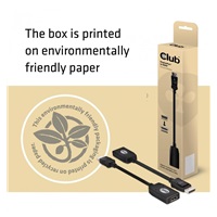 Club3D Adaptér pasivní DisplayPort 1.1 na HDMI 1.3 (M/F), 24cm