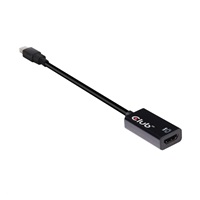 Club3D Adaptér aktivní mini DisplayPort 1.4 na HDMI 2.0b, HDR (M/F), 16cm