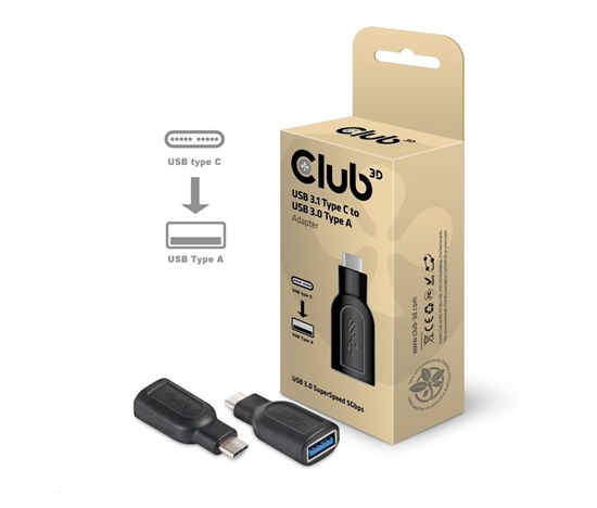 Club3D Redukce USB 3.1 typ C na USB 3.0 typ A (M/F)