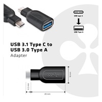 Club3D Redukce USB 3.1 typ C na USB 3.0 typ A (M/F)