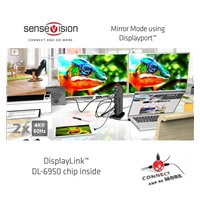 Club3D Dokovací stanice USB-A nebo USB-C Dual Display 4K60Hz (6x USB 3.0/2x DP/Ethernet/USB-B/2x audio)