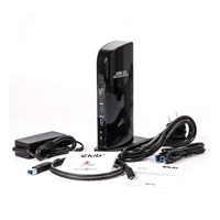Club3D Dokovací stanice USB-A nebo USB-C Dual Display 4K60Hz (6x USB 3.0/2x DP/Ethernet/USB-B/2x audio)
