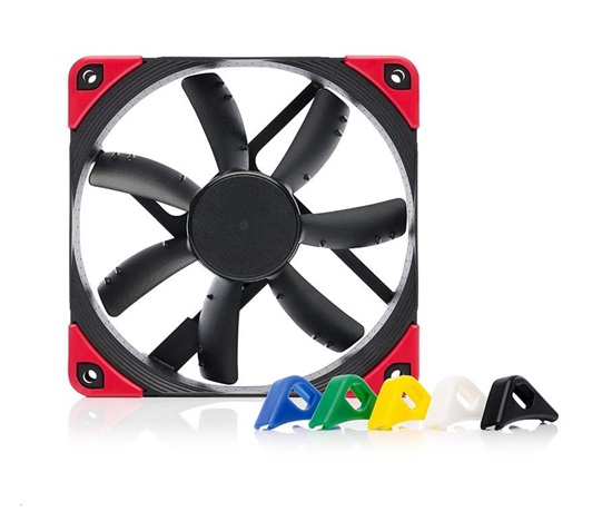 NOCTUA NF-S12A PWM chromax.black.swap - ventilátor
