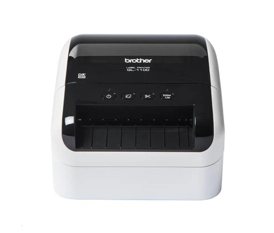 BROTHER tiskárna štítků QL-1100 - 101,6mm, termotisk, USB, Profesionální Tiskárna Štítků - Vestavěná řezačka