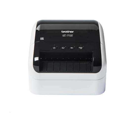 BROTHER tiskárna štítků QL-1110 - 101,6mm, termotisk, USB, WIFI, BT, LAN, Profesionální Tiskárna Štítků