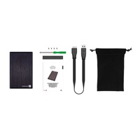 CONNECT IT externí box LITE pro HDD 2,5" SATA, USB 3.0 černý