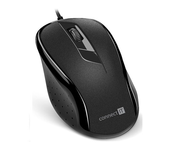 CONNECT IT Optická myš, USB, černá