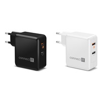 CONNECT IT QUICK CHARGE 3.0 nabíjecí adaptér 2x USB (3,4A), QC 3.0, černý