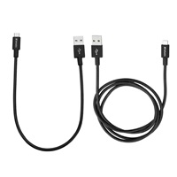 VERBATIM kabel Micro B USB Cable Sync & Charge 100cm (Black) + Verbatim Micro B USB Cable Sync & Charge 30cm (Black)