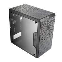 Cooler Master case MasterBox Q300L, mATX, Průhledná bočnice, 1x 120mm Fan, Černá – náhled 1