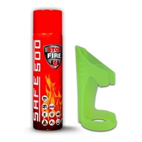 SAFEHOME Komplet hasicí sprej SAFE 500 spolu s držákem SAFE 50F