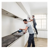 Bosch GAS 18V-1 akumulátorový vysavač, 10 l/s, 0.7 l nádoba, flexibilní prodlužovací hubice