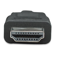 MANHATTAN kabel HDMI s Ethernetem, HEC, ARC, 3D, 4K, stíněný, 1m, Black