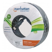 MANHATTAN kabel High Speed HDMI 3D, Male to Male, stíněný, černý,  20m (22.5m)