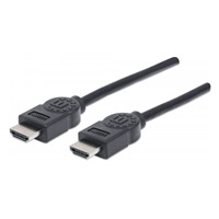 MANHATTAN kabel High Speed HDMI 4K, 3D, Male to Male, stíněný, černý, 5m