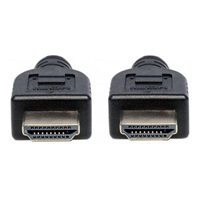 MANHATTAN kabel In-wall CL3 High Speed HDMI s Ethernetem, HEC, ARC, 3D, 4K, stíněný, 3m, Black
