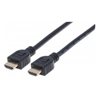 MANHATTAN kabel In-wall CL3 High Speed HDMI s Ethernetem, HEC, ARC, 3D, 4K, stíněný, 5m, Black