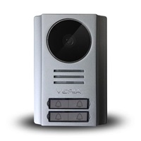 Vnější panel s CMOS kamerou 110°, mikrofonem, 5 ks  LED světlo pro noční vidění, 4 zvonkové tlačítka, antivandal provedení