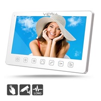 Veria 7" LCD ultra tenký monitor. Bezsluchátkový, barevný, digitální monitor k videotelefonu VERIA-7070 - white