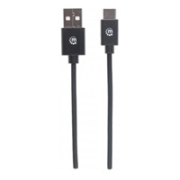 MANHATTAN kabel Hi-Speed USB-C, C Male / A Male, 3m, černý