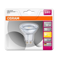 OSRAM LED STAR PAR16 120° 4,3W 827 GU10 350lm 2700K (CRI 80) 15000h A+ (Krabička 1ks)