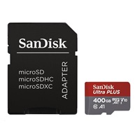 SanDisk MicroSDXC karta 400GB Ultra (100 MB/s, A1 Class 10 UHS-I, Android) + adaptér