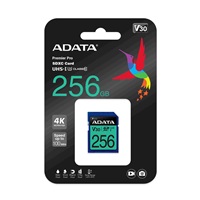 ADATA SDXC karta 256GB Premier Pro UHS-I U3 Class 10 (R:95/W:60 MB/s)