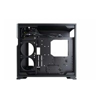 IN WIN skříň 101C Black, Midi Tower, průhledný bok, bez zdroje