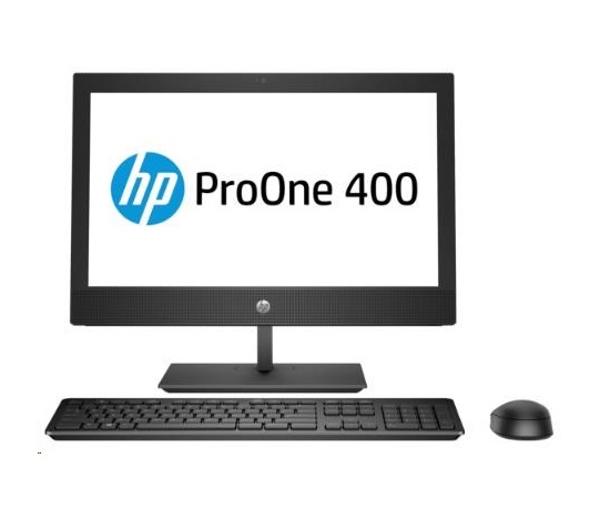 HP ProOne 400G4 AiO 20NT i3-8100T,4GB, HDD 500GB,WiFi a/b/g/n/ac+BT, usb kláv. a myš,SD MCR,DVDRW, 90W,DP+HDMI, Win10Pro